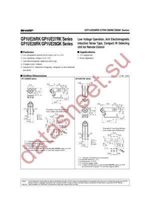 GP1UE267RK0F datasheet  